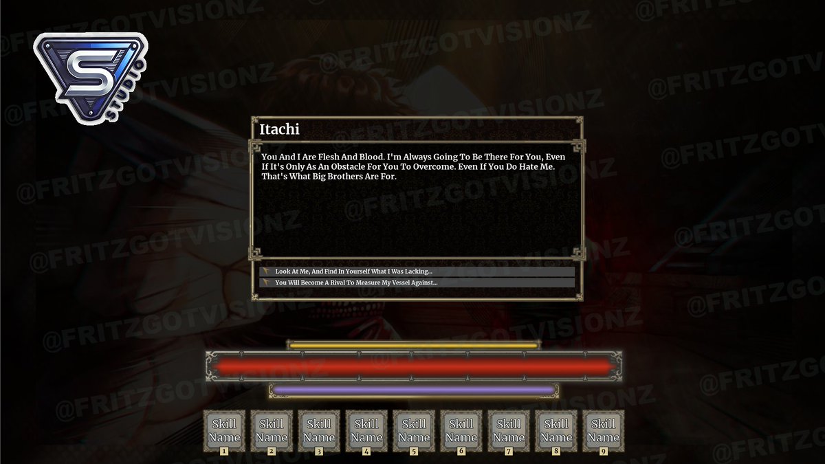 VisionzDev's tweet photo. Made a UI fully imported for a Mushokou Tensei type Roblox anime game. Rogue and Soul like inspired.

#uiuxdesign #RobloxDev #robloxevent #RobloxUIs https://t.co/c1o3eKmoft