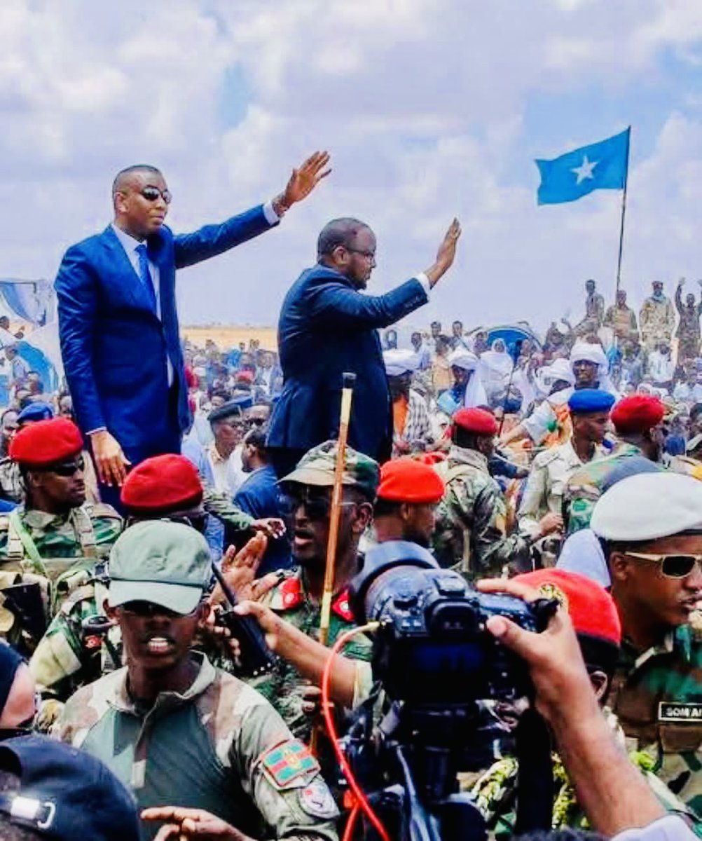 AHHirad's tweet photo. The historic visit of Somali PM, @HamzaAbdiBarre, to Lasanod, Sool, SSC-Khatumo is not only an uplifting reminder of SSC-K’s remarkable achievements, but its also a remarkable historic achievement of Somali’s perseverance and resilience to resurrect it self from years of wanton destruction and despair and deliverance to better future.