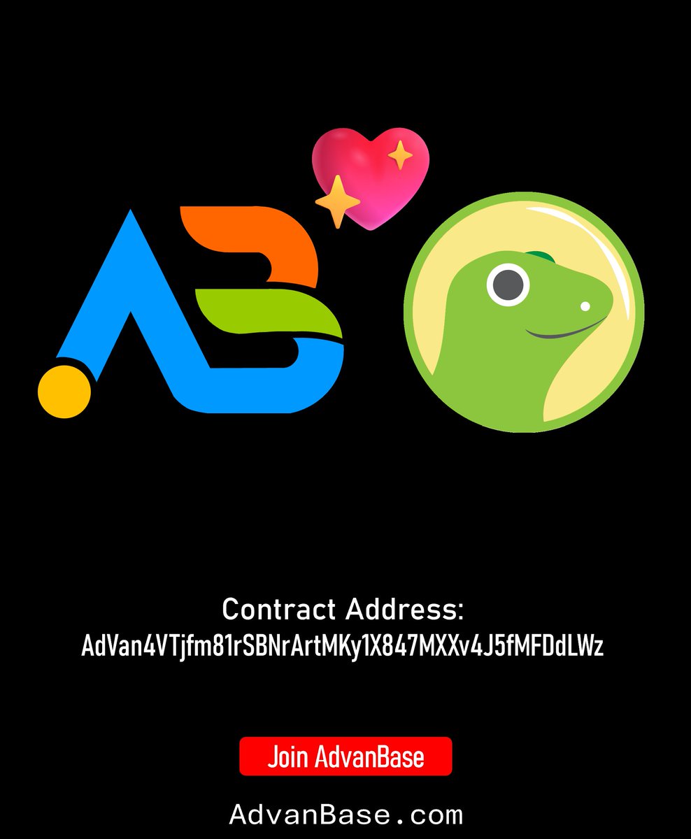 🚀 We're excited to share that we’ve submitted the ADVANBASE token to CoinGecko for listing!

AdVan4VTjfm81rSBNrArtMKy1X847MXXv4J5fMFDdLWz
🔗 GeckoTerminal Pool: geckoterminal.com/solana/pools/A…

#ADVANBASE #Solana #CoinGecko #Web3