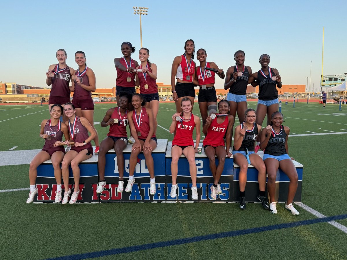 Lance Carter (@lancecarter55) on Twitter photo Katy ISD SWEEPS the Girls 4x400m Relay.
<a href="/Tompkins_TF/">Tompkins Track and Field</a> <a href="/KatyTigerTrack/">KatyTigerTrack</a> <a href="/XcCinco/">Cinco ranch xc/track boys</a> <a href="/PaetowXC_TF/">Paetow XC/Track & Field</a> Katy ISD SWEEPS the Girls 4x400m Relay.
<a href="/Tompkins_TF/">Tompkins Track and Field</a> <a href="/KatyTigerTrack/">KatyTigerTrack</a> <a href="/XcCinco/">Cinco ranch xc/track boys</a> <a href="/PaetowXC_TF/">Paetow XC/Track & Field</a>
