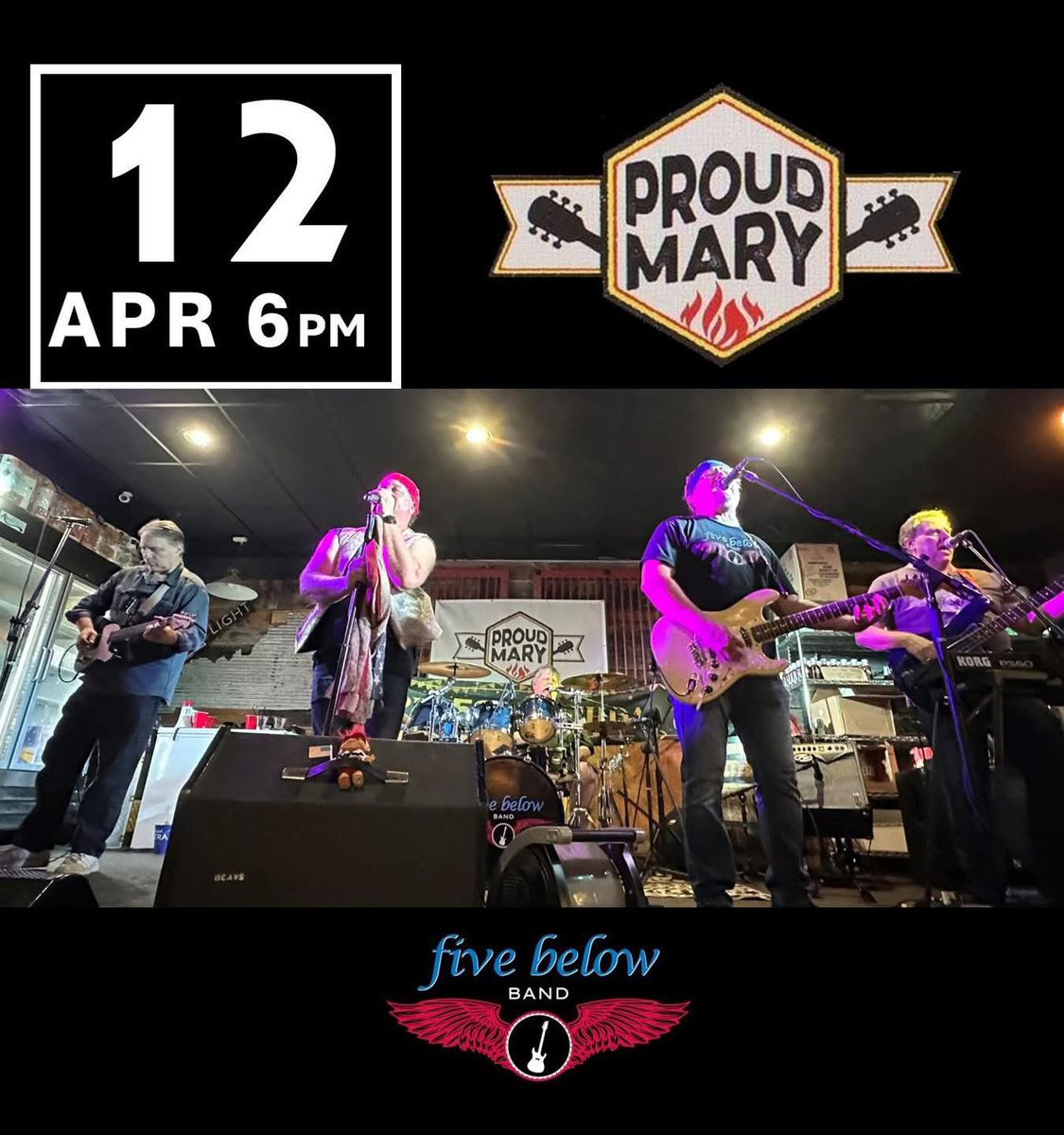 FiveBelowBand's tweet photo. It’s really happening tonight 6pm! See ya there! https://t.co/ihVtqXnEH6