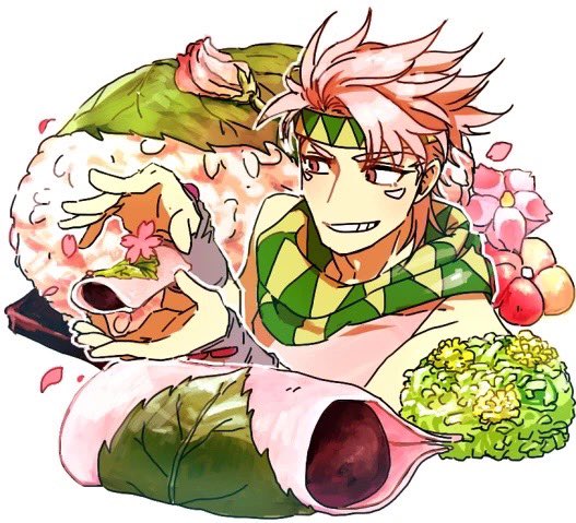 ジョジョの時の絵。食べ物にすごく感動していて若い頃の自分可愛すぎるな〜てホッコリする 