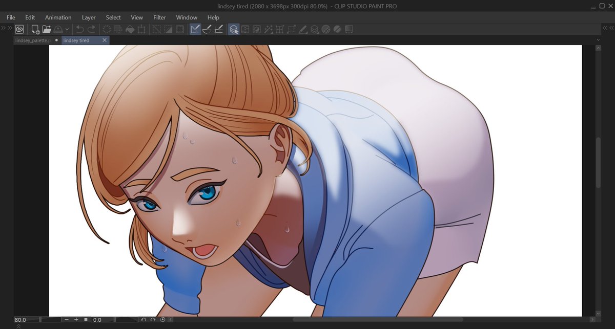 twstuds's tweet image. Lindsey Tired WIP

#sfw #hentai #waifu #eroge #visualnovel #blonde
