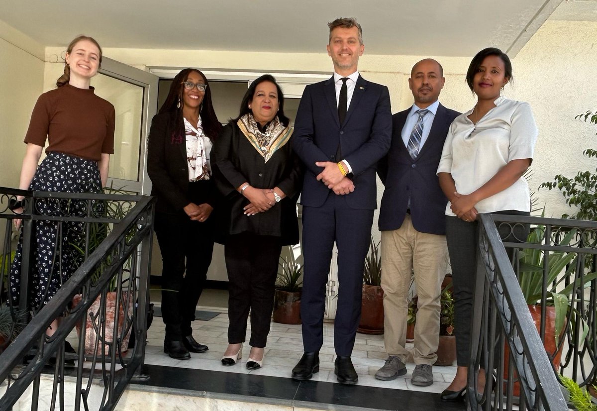 UNODC Eastern Africa (@unodc_ea) on Twitter photo On 11 April, <a href="/UNODC_EA/">UNODC Eastern Africa</a> Regional Representative Ms. <a href="/MittalAshita/">Ashita Mittal</a> met with H.E. <a href="/DKambInAddis/">Sune Krogstrup π©π°</a> and discussed UNODCβs work in Ethiopia πͺπΉ & Eastern Africa and explored potential collaboration aligning UNODC's mandate with <a href="/Denmark_Addis/">Denmark in Addis</a> π©π°Embassy's priorities. #SDG16 On 11 April, <a href="/UNODC_EA/">UNODC Eastern Africa</a> Regional Representative Ms. <a href="/MittalAshita/">Ashita Mittal</a> met with H.E. <a href="/DKambInAddis/">Sune Krogstrup π©π°</a> and discussed UNODCβs work in Ethiopia πͺπΉ & Eastern Africa and explored potential collaboration aligning UNODC's mandate with <a href="/Denmark_Addis/">Denmark in Addis</a> π©π°Embassy's priorities. #SDG16