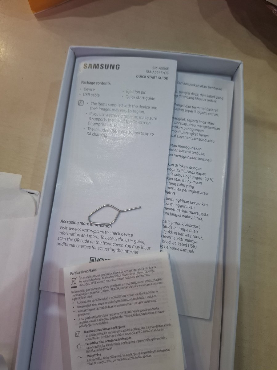 wdeliav's tweet photo. DIJUAL CEPAT
SAMSUNG GALAXY A55 5G 8/256 WARNA LILAC

- fullset
- pemakaian pribadi 3 bulan
- bonus adaptor original samsung store

Price : 4,7jt

COD SBY SDA
Minat? DM ya😊 https://t.co/2FGr5X3YmO
