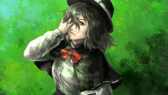 #深夜の真剣お絵描き60分一本勝負私用によりフライング投稿。蓮子 