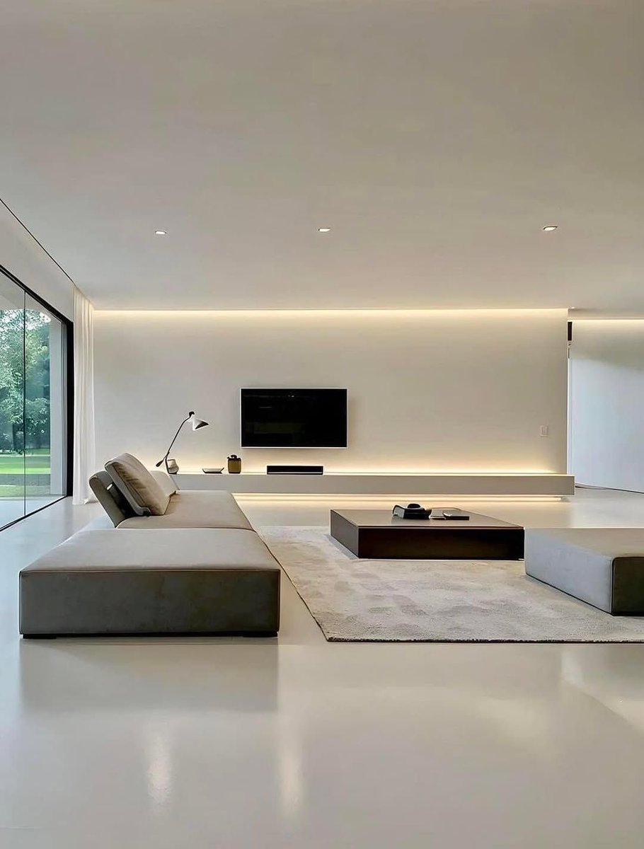INTERIORPORN1's tweet image. Minimalistic living space