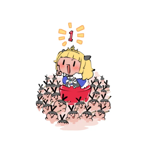 遅ればせながら…優勝の女!!!!!!!!!!!! #絵みぴ 