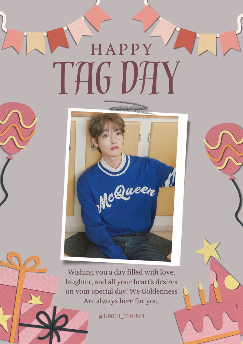 Happy Birthday to our talented main rapper Son Youngtaek! lets congratulate him using our hashtag for today! 🎉✨

HAPPY TAG DAY! 

#Our_Little_Chick_TAG_Day
#Dear_영택__상처입고_넘어져도_너는_니스만의_오아시스야💛 
#GoldenChild #골든차일드
<a href="/GoldenChild/">GoldenChild (골든차일드)</a> <a href="/Hi_Goldenness/">GOLDEN CHILD</a>