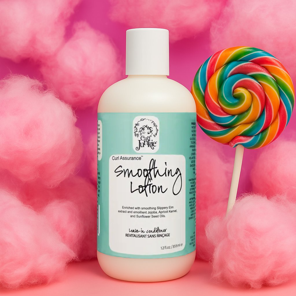 curljunkie's tweet photo. Smells as sweet as it works 🍭

Our Smoothing Lotion Leave-In delivers major slip, moisture, and that dreamy Vanilla-Cotton Candy scent you’ll fall for. 💕

#CurlJunkie #SweetCurlsAhead #SmoothingLotion #SweetLikeCottonCandy https://t.co/Bw8FTXFyAH