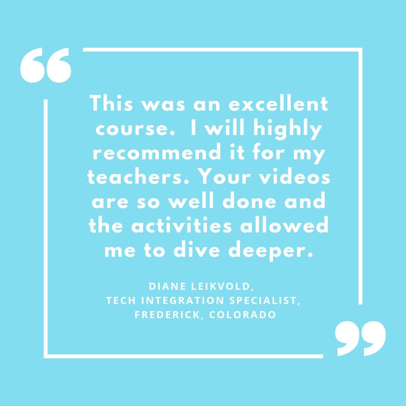 jrsowash's tweet image. More than 500 teachers have completed one of my online courses. I would love the chance to work with you!

Each course feature practical ideas for teaching with technology.

Here is my course catalog: chrmbook.com/courses?utm_so…
#teachwithtech #edTech