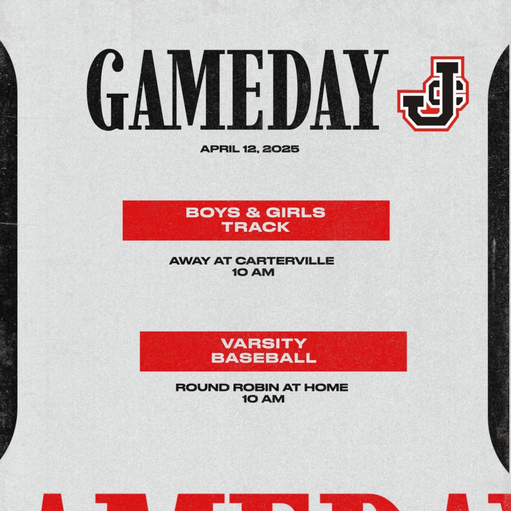 It might be Saturday, but our student athletes still have some work to put in. 

Our Boys and Girls Track teams have a meet in Carterville this morning starting at 10 a.m. Meanwhile, our high school will host a Varsity Baseball Round Robin also starting at 10 a.m.