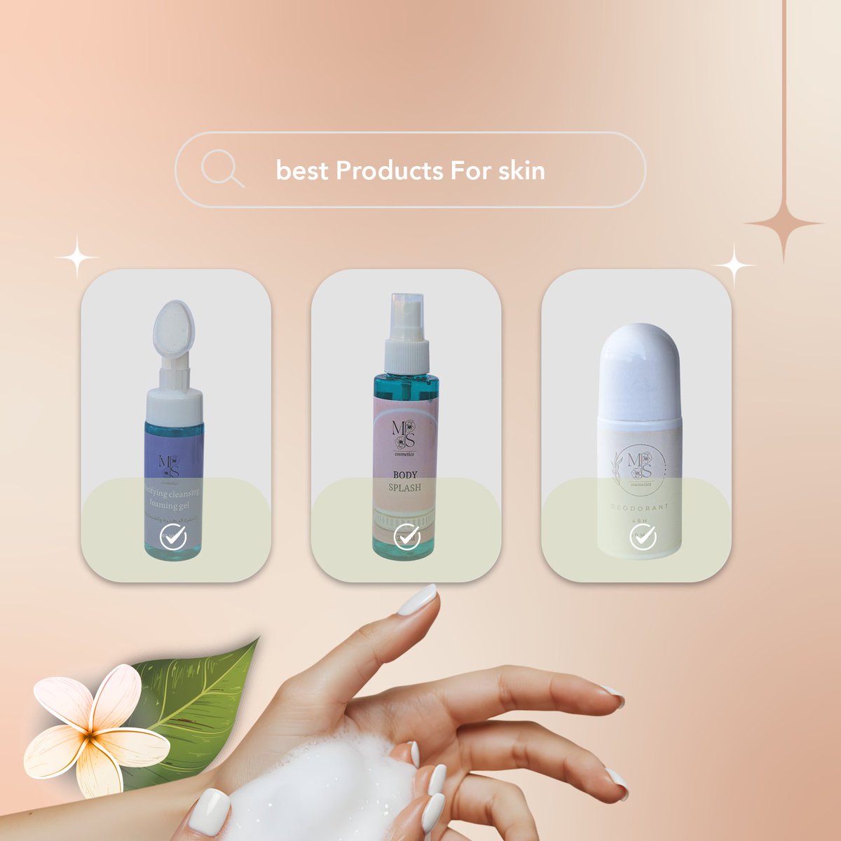 M_S_Cosmetics's tweet photo. من MS، عناية بشرتك مش مجرد روت��ن، ده أسلوب حياة 💖 مع غسول البشرة الرغوي 💦، سبلاش الجسم المنعش 🌸، وديودرانت يحافظ على انتعاشك طوال اليوم ✨. خلي بشرتك تشع نقاء وحيوية مع منتجات MS المميزة 🧴  
اختاري الأفضل، لأنك تستاهلي 💫 https://t.co/rnag7m4m7H