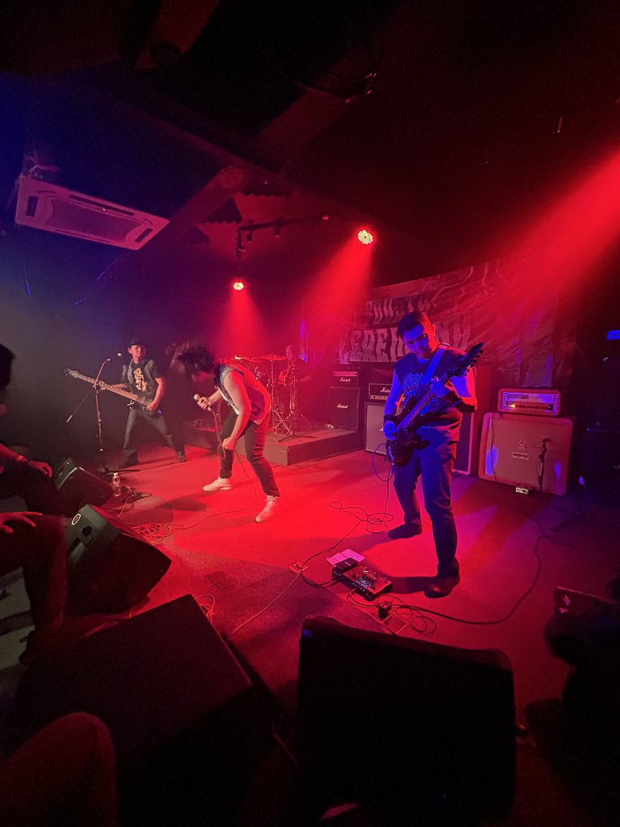 First band up: Vibratory. Killer Death/Thrash from Perak!