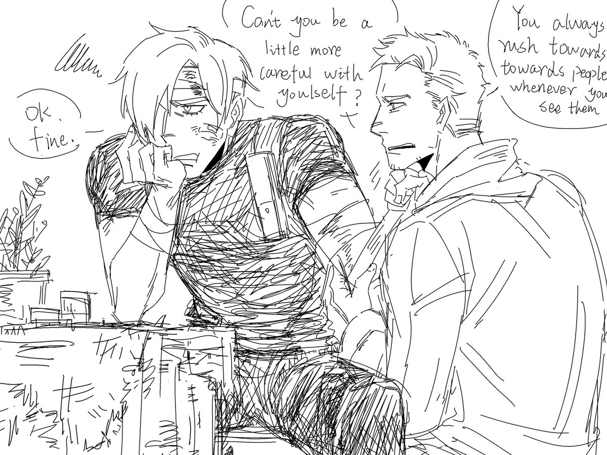 weiyan_boom's tweet photo. #lethan #LeonKennedy #ethanwinters 
I'm thinking about some things that won't happen... https://t.co/M6Sqf3t4GT