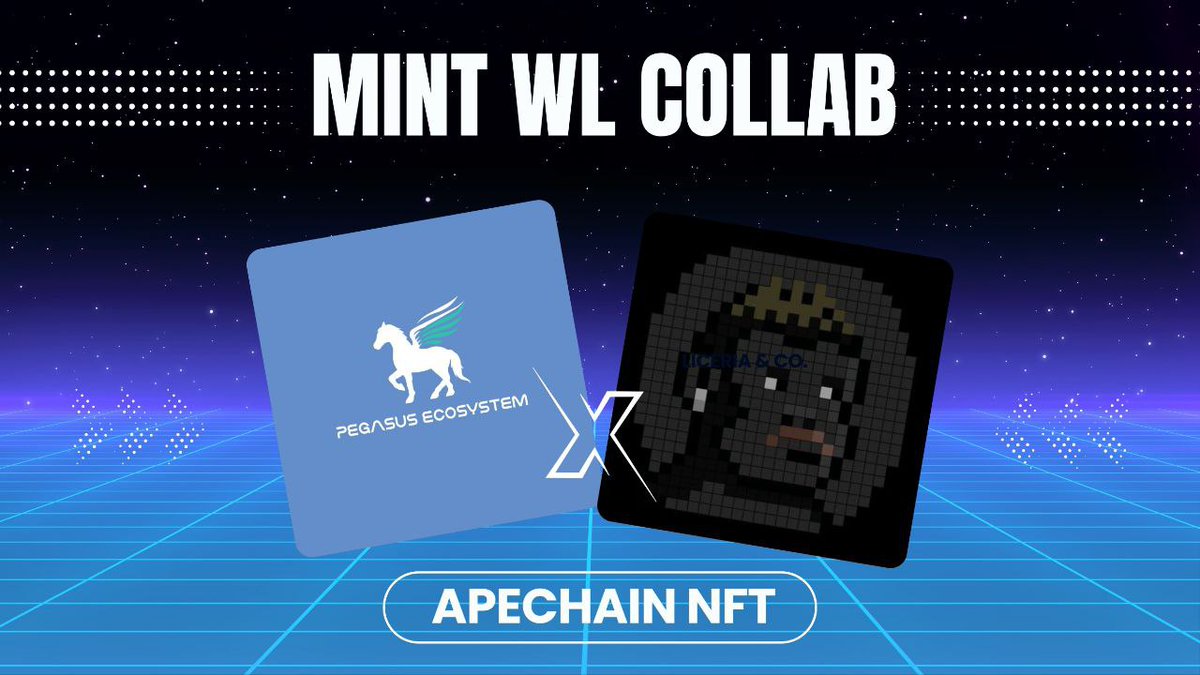 PegasusExc's tweet photo. 🚀 Kongz on  Ape  WHITELIST GIVEAWAY! 🚀

We’re giving away 10 GTD &amp; 30 WL Spots to our community!

How to Enter:
1️⃣ Like &amp; Repost this post 🔁
2️⃣ Follow @PegasusExc &amp; @Kongz_onApe
3️⃣ Drop your ApeChain address in the comments📝

⏳ 24 Hours https://t.co/p8b1sCq1ks