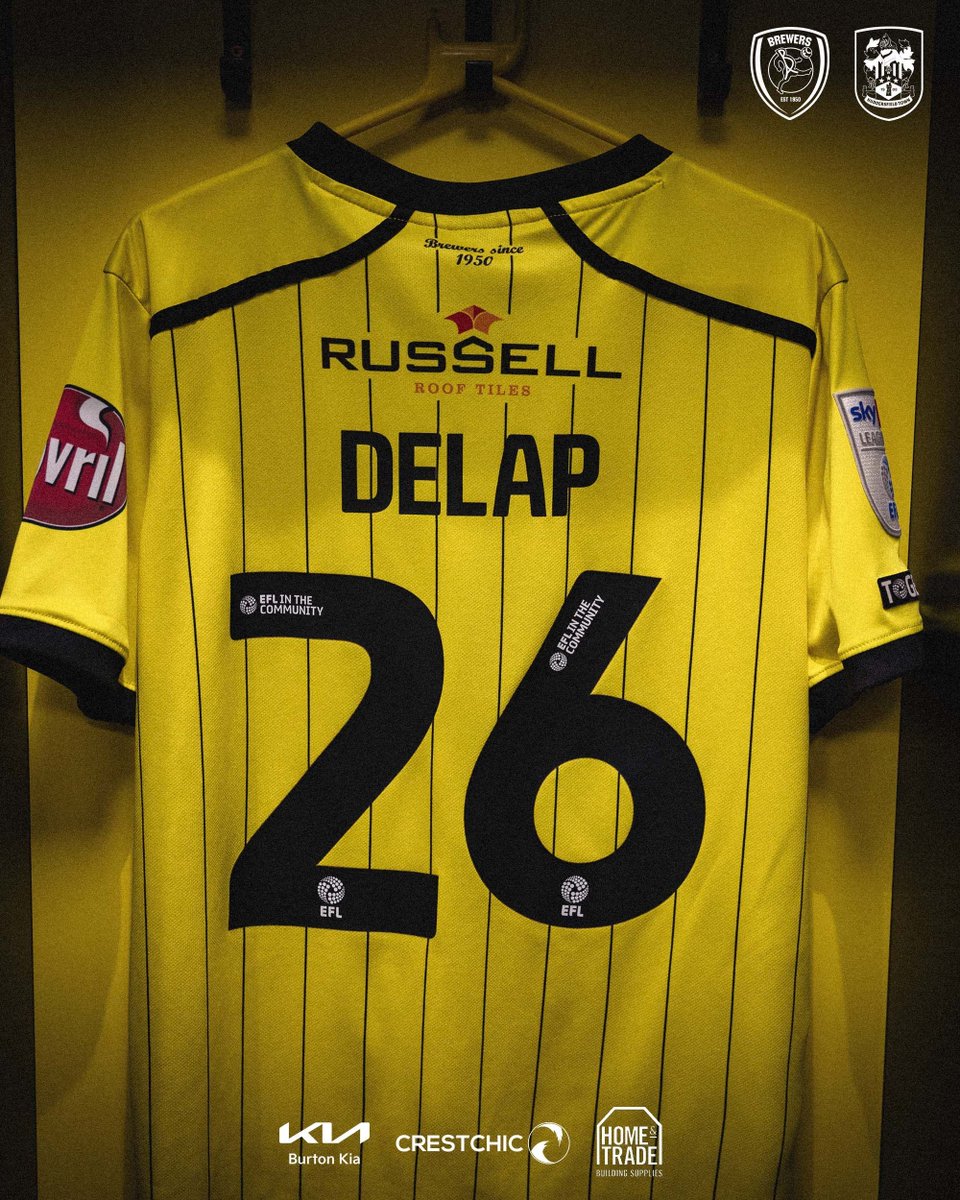 burtonalbionfc's tweet image. Two changes to the starting XI, with @BAFCAcademy's Finn Delap making his first EFL start 👏

Anthony Forde also returns 🤝

#BAFC