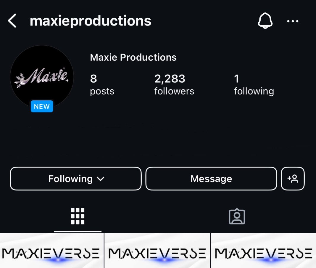 OMG?!?!?? MAXIE PRODUCTIONS?!???