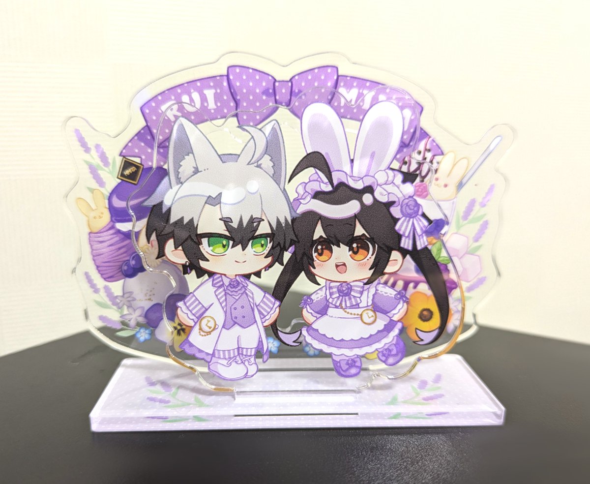 horonoemon's tweet photo. 塁源アクリルブロックできました～！
厚みと存在感すごい…！！表印刷も使って二層構造にしてもらったんですが大正解すぎる～！
一緒に作ったif夫婦のアクスタもめちゃ綺麗にかわいく作ってもらえました！満足！！

モノラボファクトリー(@MonolaboFactory)さんで印刷してもらった！ https://t.co/rja5HRT0Ss