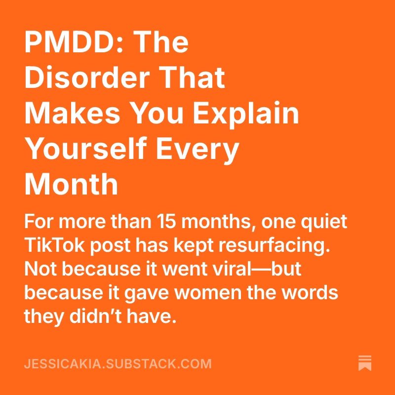 Happish #PMDDAwarenessMonth 

I wrote a new thing… 
open.substack.com/pub/jessicakia…

Thank you <a href="/izzyburtonart/">Izzy Burton ✨</a>