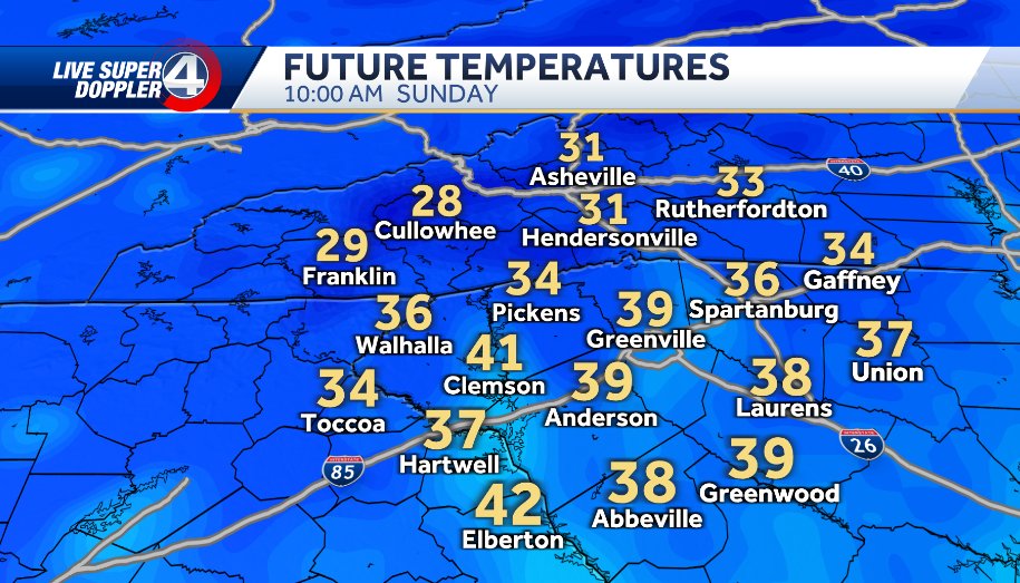 Frost and freeze conditions will be possible Sunday morning, but more spring like temps are on the way! So, if you're anxious to get your garden going (like me!), you just need to wait a little longer! 🌸