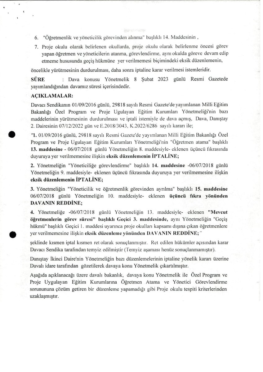egitimsen's tweet photo. 🔴Eğitim Sen olarak, MEB Özel Program ve Proje Uygulayan Eğitim Kurumlarına Öğretmen Atama ve Yönetici Görevlendirme Yönetmeliği'ne, 2023 yılında dava açtık. Bu davayı açarken öngördüğümüz sorunlar nedeniyle iptalini istediğimiz yönetmelik maddelerinin uygulanmasının sonuçlarını yaşıyoruz. Bugün somutlaşan bu öngörülerimizin bir daha yaşanmaması için, yürütmeyi durdurma istemli açtığımız davanın bir an önce sonuçlanmasını bekliyoruz. 
#TorpilDeğilLiyakat 
https://t.co/SQ91xW0Ybh