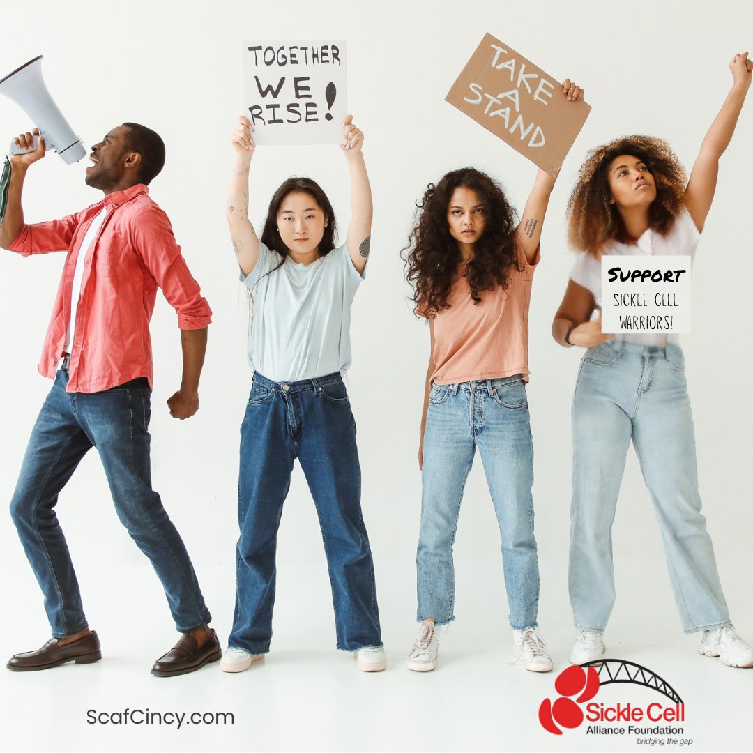 Here's how you can make a difference in the fight against Sickle Cell Disease? 
⁠
✔️ Donate blood regularly⁠
✔️ Support #SickleCell research
✔️ Share accurate info to fight stigma⁠
✔️ Uplift the voices of those living with SCD⁠
⁠
Let’s turn awareness into action!

#SCAFCincy