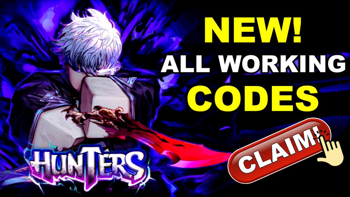 gaden_ram's tweet image. *NEW* ALL WORKING CODES FOR HUNTERS - ROBLOX HUNTERS CODES TODAY! 
#roblox #hunters #hunterscodes #huntersupdate 
👇👇click below to view👇👇
youtu.be/GRt35YCUXbQ?si… via @YouTube