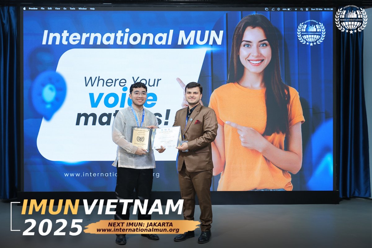 imunofficial's tweet image. 🌟 Witness the magic of recognition at IMUN! 🎉
From July 22–24, 2025, join us in Jakarta 🇮🇩 to debate, lead &amp;amp; shine on the global stage! 🌍🔥
Early Bird 03: $133 till April 15 ⏳
📲 Register: internationalmun.org

#IMUNJakarta2025 #MUNJourney #BeRecognized