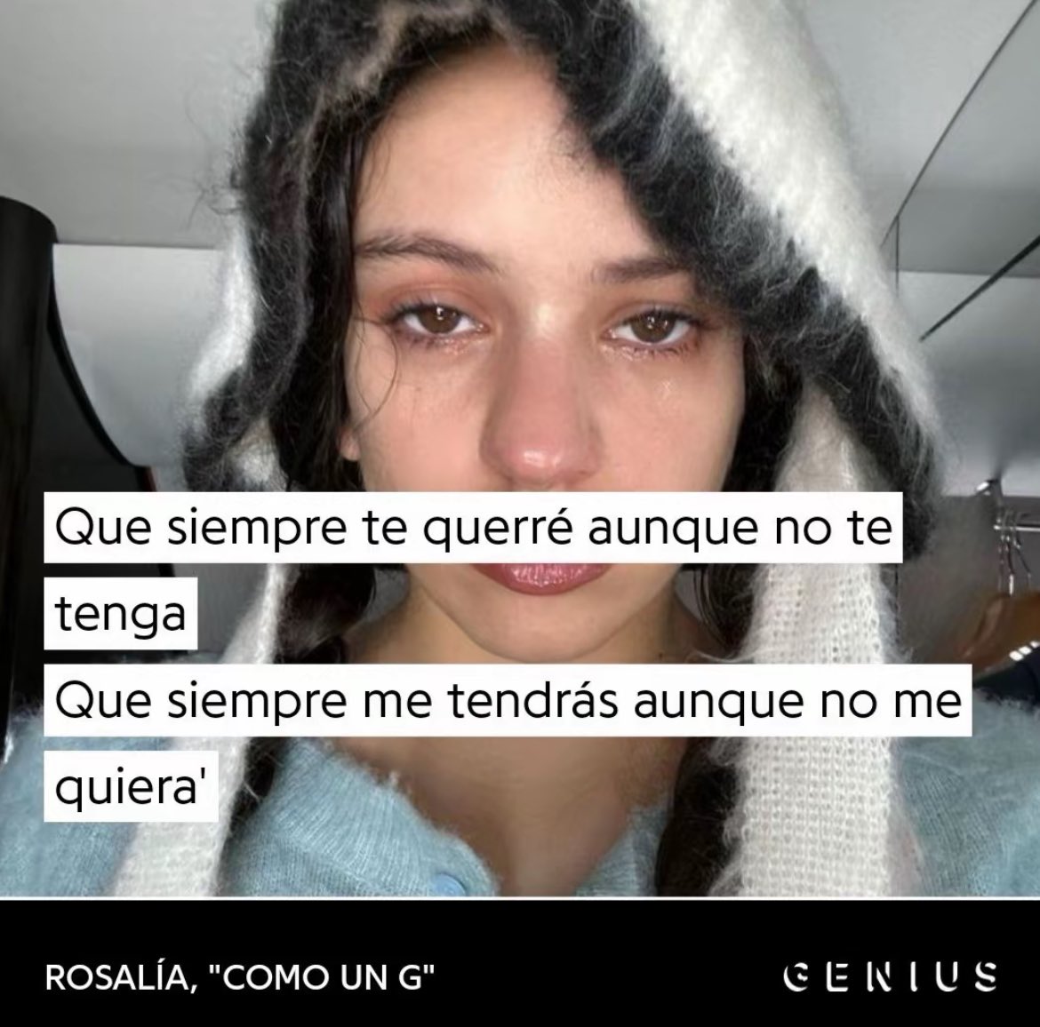 rosalia decidió romper toda mi estabilidad emocional con estas dos frases