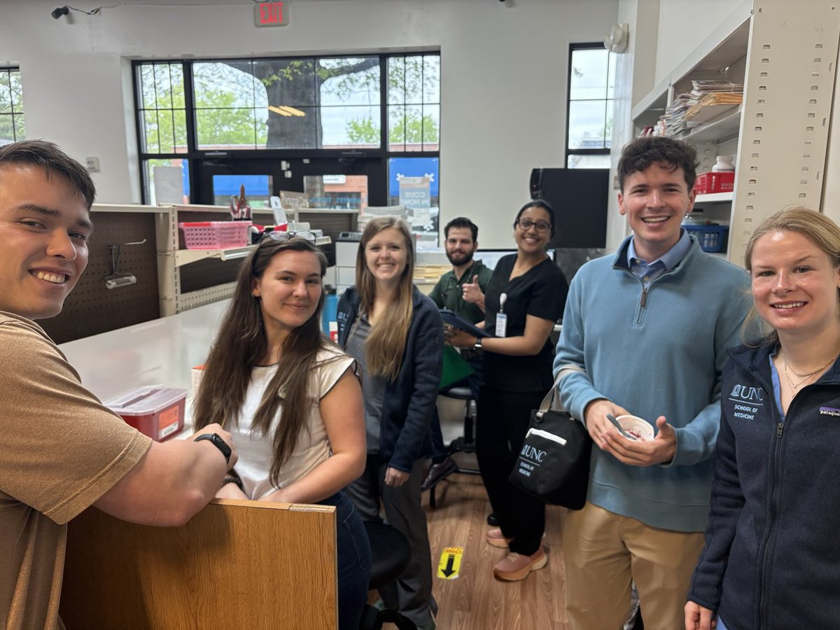 Thelsa Weickert (@thelsaw) on Twitter photo These young UNC medical students with their empathy and idealism give me hope for this country. Started a free medical screening clinic for the unhoused and underinsured patients once a month. Honored to be their faculty preceptor. <a href="/UNC_SOM/">UNC School of Medicine</a> These young UNC medical students with their empathy and idealism give me hope for this country. Started a free medical screening clinic for the unhoused and underinsured patients once a month. Honored to be their faculty preceptor. <a href="/UNC_SOM/">UNC School of Medicine</a>