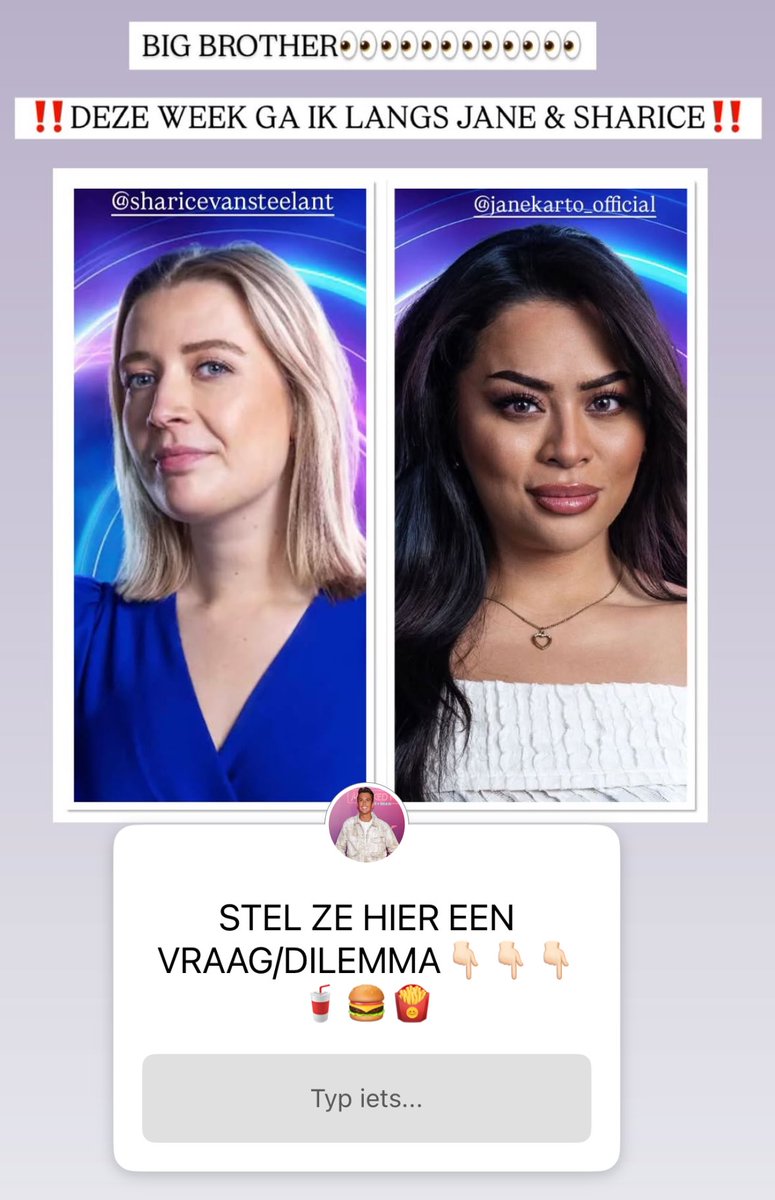 NielssTuinstra's tweet image. Oh sharice en jane samen naar nick😍 oh na deze wanvertoning van jolien, jane girl get her fake ass 😈 #bigbrothernlbe