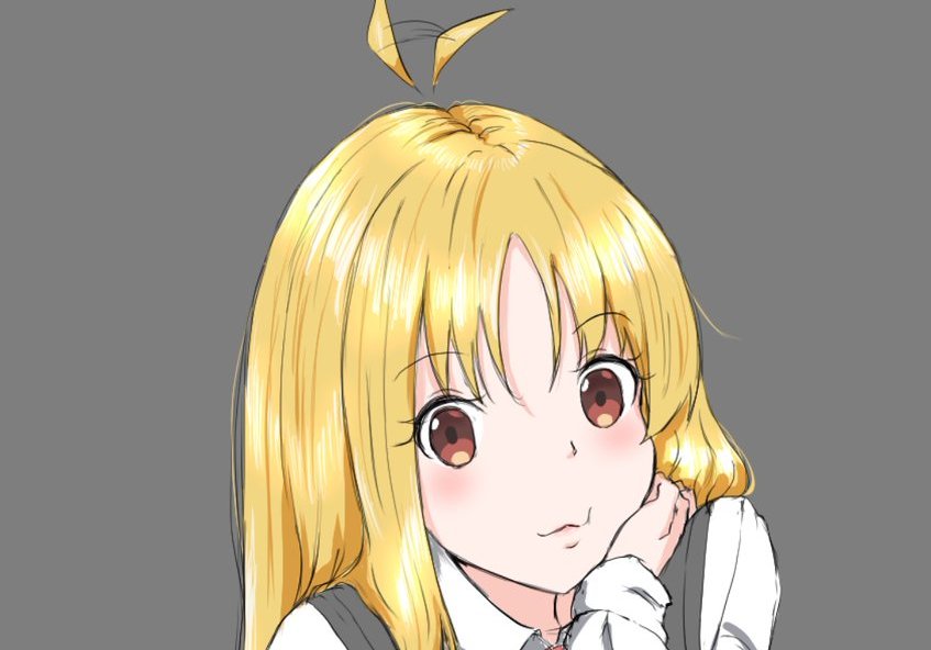 「ドリトス進捗2お目目こんなにぱっちり描いたのいつぶりだ…? 」|ベルクート@艦これ絵描きのイラスト