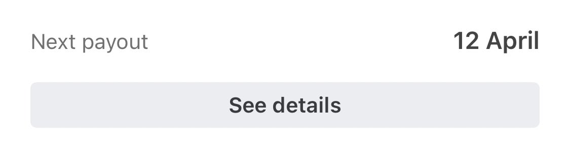 Now you can check on stripe that says

Next payout will be 12 april

We need to wait more !!