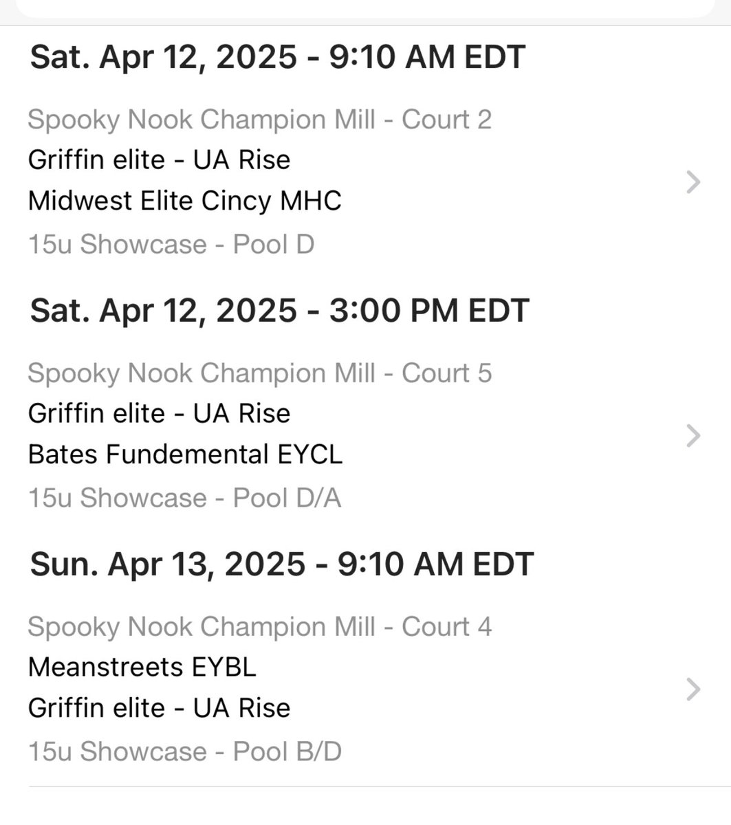 Griffin Elite AAU (@griffineliteaau) on Twitter photo 15u <a href="/RiseCircuit/">UA Rise Circuit</a> Roster and schedule for the weekend:
15u
0 <a href="/CaylebRice/">Cayleb Rice</a>
1 <a href="/Mac_Aaron_/">Mac Aaron</a>
3 <a href="/reddachosenone/">kamarion Roberts</a>
4 <a href="/2joshbowman/">Josh Bowman</a>
10 <a href="/TysonDuke10/">Tyson Duke</a>
14 <a href="/Tress_ohler1/">Tresson Ohler</a>
15 <a href="/Robertson_Ky32/">Kyran Robertson</a>
23 <a href="/CjThomas40/">CJ THOMAS</a>
🔴⚪️⚫️ 15u <a href="/RiseCircuit/">UA Rise Circuit</a> Roster and schedule for the weekend:
15u
0 <a href="/CaylebRice/">Cayleb Rice</a>
1 <a href="/Mac_Aaron_/">Mac Aaron</a>
3 <a href="/reddachosenone/">kamarion Roberts</a>
4 <a href="/2joshbowman/">Josh Bowman</a>
10 <a href="/TysonDuke10/">Tyson Duke</a>
14 <a href="/Tress_ohler1/">Tresson Ohler</a>
15 <a href="/Robertson_Ky32/">Kyran Robertson</a>
23 <a href="/CjThomas40/">CJ THOMAS</a>
🔴⚪️⚫️