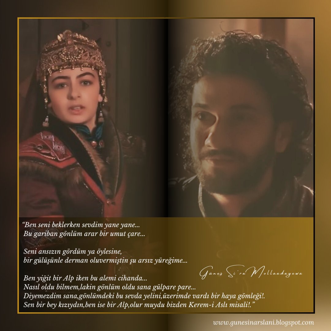 mollagunessira's tweet photo. Bir Alp'in Sevdası!.
Saygılarımla vesselam!. Güneş Şi'ra Mollaadayewa!. 🙏🏹💞🕊️🤫✍
#OrNil #AlFat #gunessira #emiralialp #leyakırşan #sidartublek
#fatmahatun #kurulusosman #gunesinsozleri #gunesinarslani https://t.co/MMagSiX583