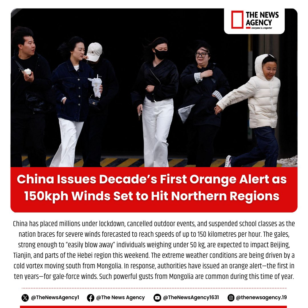 TheNewsAgency1's tweet photo. #ChinaWeatherAlert #OrangeAlert #BeijingWinds #TianjinStorm #HebeiWeather #MongoliaWinds #SevereWeather #WindStorm2025 #ChinaLockdown #ExtremeWeather #BigBreaking #WeatherNews https://t.co/z2XRzKMi5o