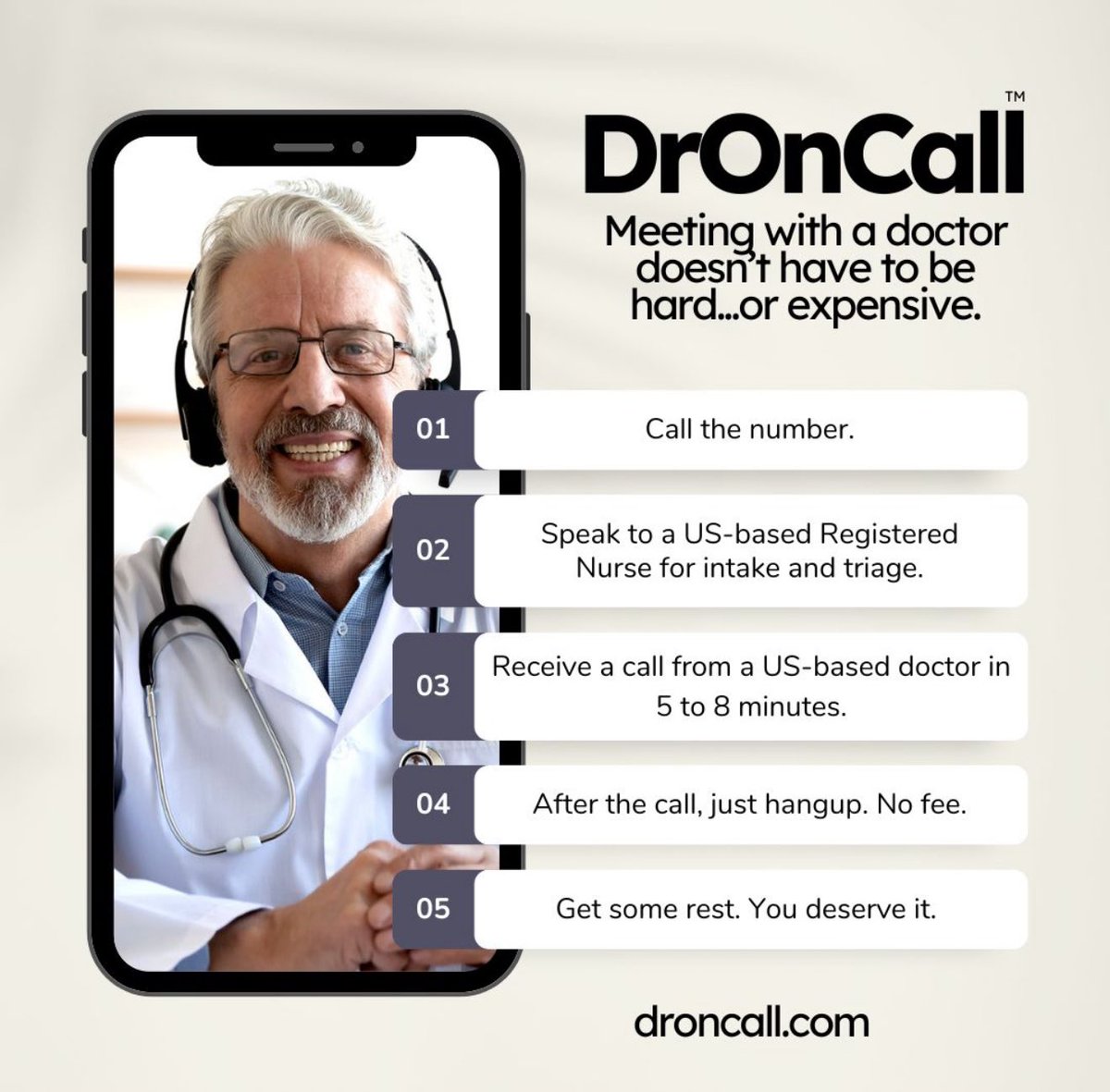 DrOnCall_'s tweet photo. It’s so easy to take care of yourself with #DrOnCall anytime, anywhere with no wait and no per call fee. 
#telemedicine #healthtech https://t.co/nwDT5vi6Oh