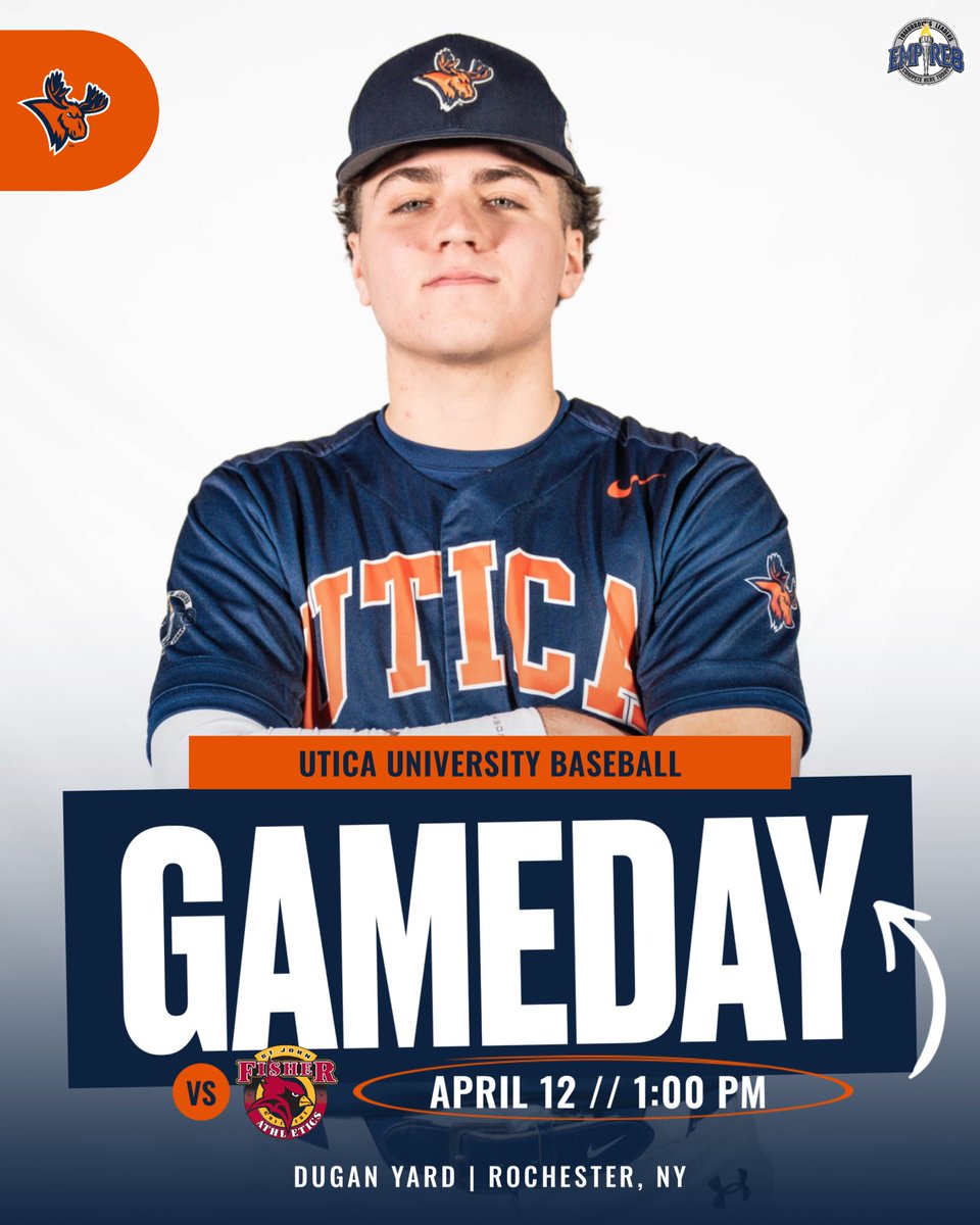 𝑪𝑯𝑨𝑴𝑷𝑰𝑶𝑵𝑺𝑯𝑰𝑷 𝑹𝑬𝑴𝑨𝑻𝑪𝑯

 vs. St. John Fisher University
📍Rochester, NY | St. John Fisher University
🕛 1:00 PM | 4:00 PM
📺 empire8network.com/utica/?B=19874… 

.
.
.
#FearTheMoose
