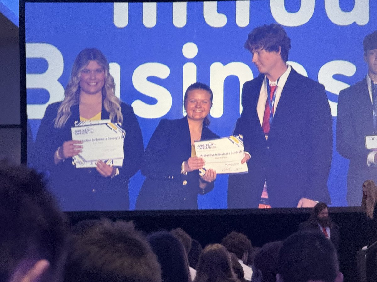BWFBLA's tweet photo. Great start to SLC winners!
Ethan Arul &amp; Cian McMahon - 1st Data Analysis
Adam Williams - 2nd - Computer Problem Solving 
Ryan Yamzon - 7th - Partnership with Business 
Cole Yates - 7th - Intro. to Business Concepts 
Christopher Lawton - 8th - Computer Problem Solving https://t.co/KLuDsG4Qsp