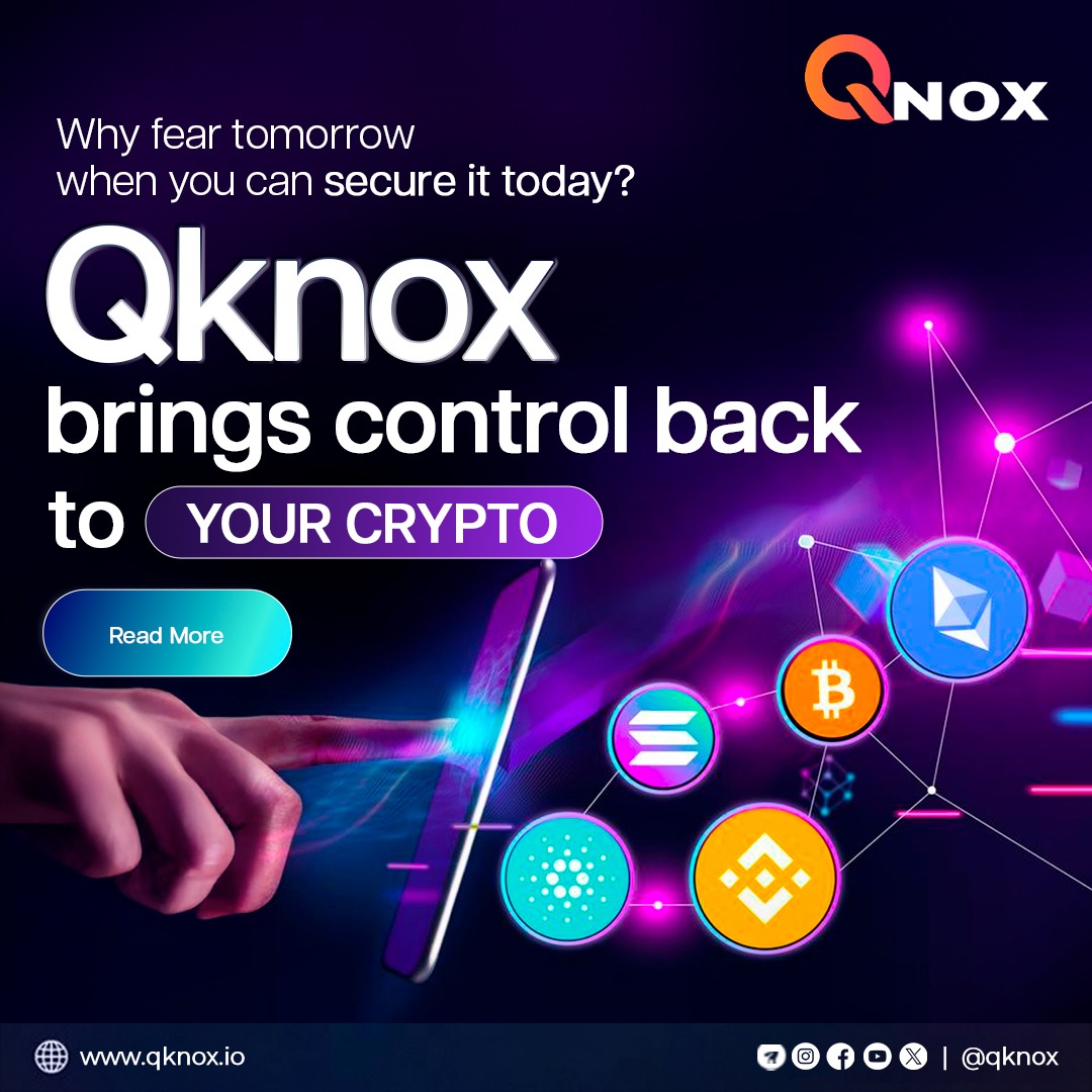 Qvalidus1's tweet image. 🔐 Why fear tomorrow... when you can secure it today?
Take full control of your crypto journey with QKnox

Your crypto. Your rules. Your future — Powered by QKnox 🚀
🌐 qknox.io

#QKnox #CryptoSecurity #Web3Control #BlockchainFuture #CryptoFreedom #OwnYourAssets