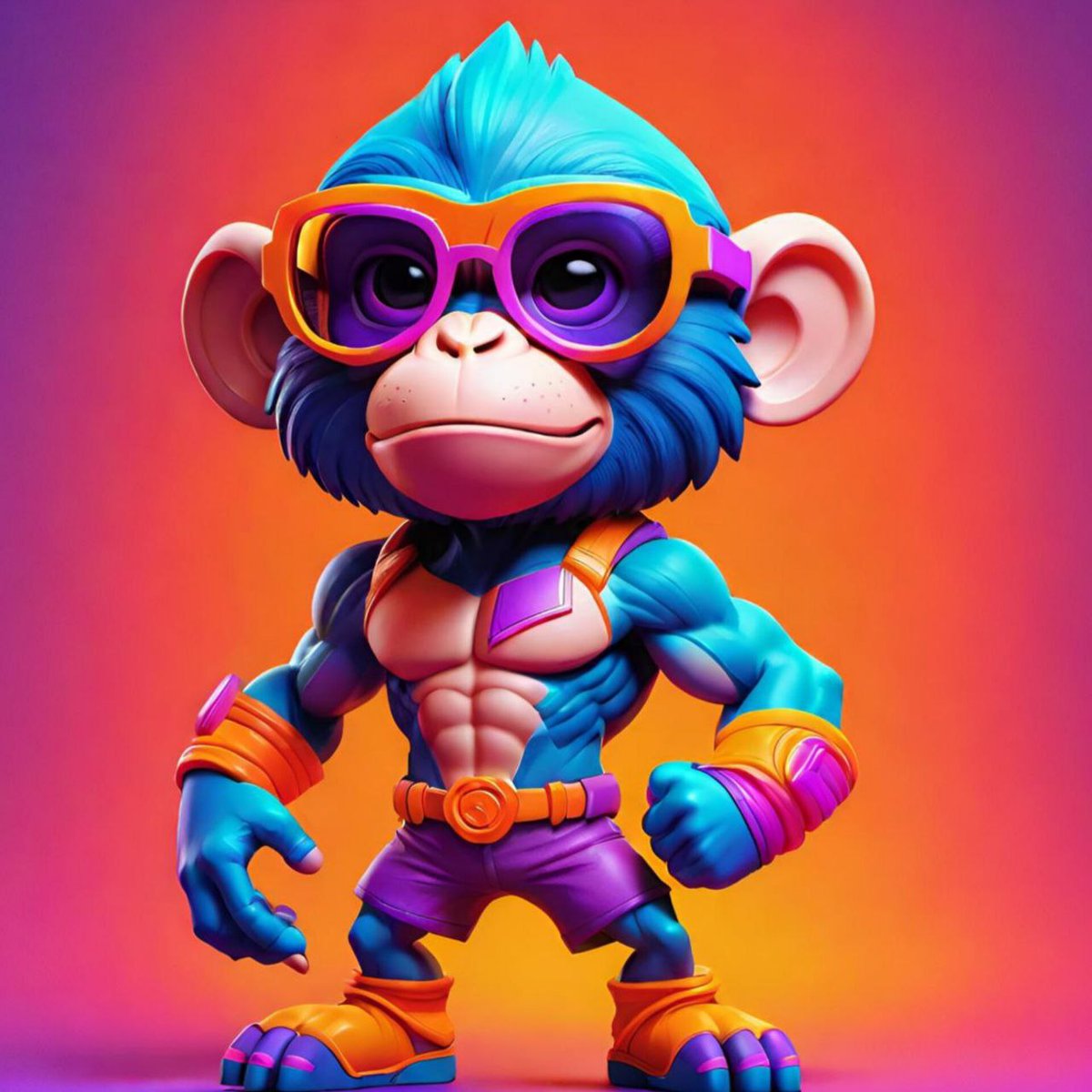 mamalfitnes's tweet photo. I've just created "Monkey Turbo" collectible! https://t.co/4eruM29YR9 #rarible via @rarible #NFTs #NFT #NFTartist #NFTMarketplace #NFTCollection https://t.co/uCmAhkbKxv