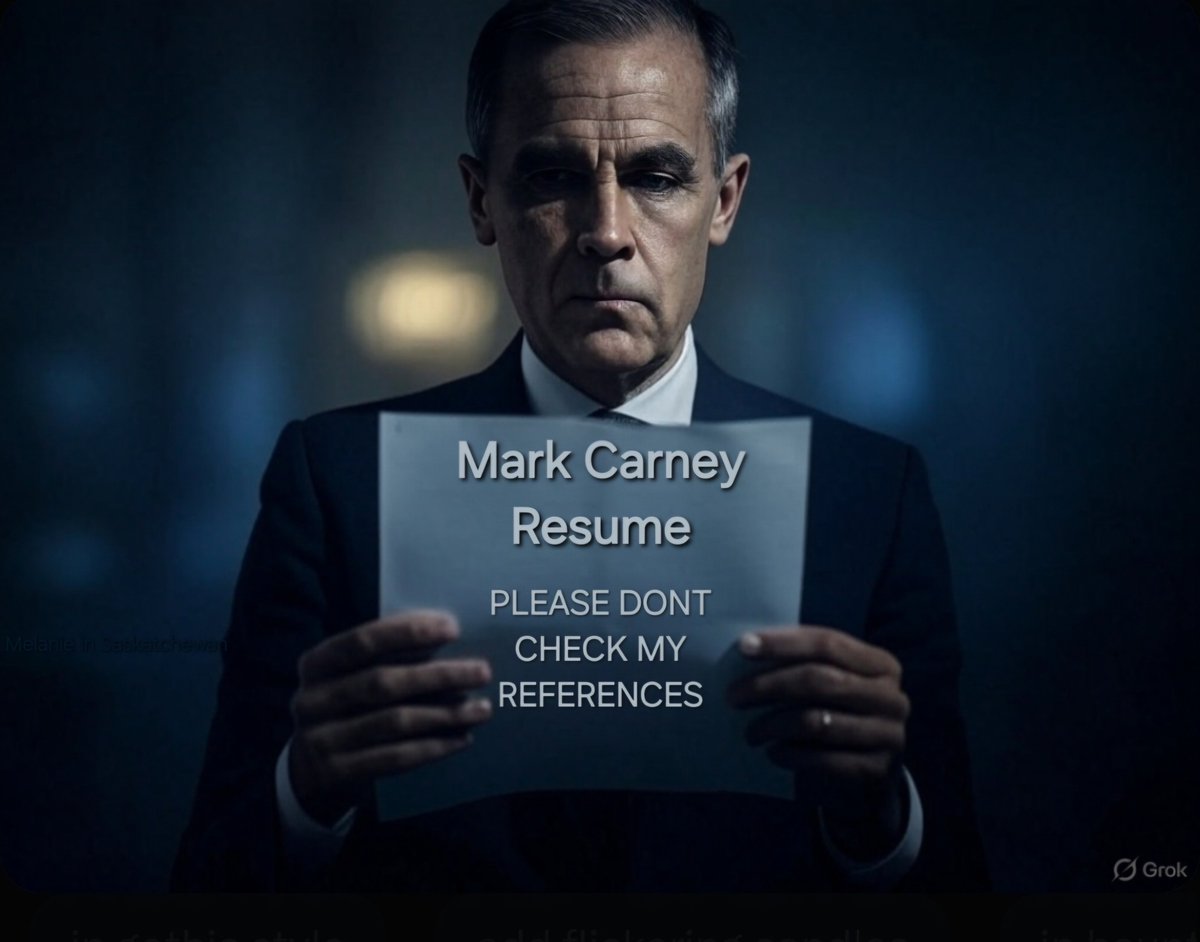 saskatchewan_in's tweet photo. An Open Warning to Liberal Supporters of @MarkJCarney 

Dear Liberal Enthusiasts,

You’re smitten with Mark Carney’s resume, holding it up as a beacon of Canada’s bright future. His credentials—former Bank of England governor, Goldman Sachs veteran, Brookfield executive—gleam like a polished trophy. 
But you’ve sidestepped the critical task of checking his references, and the truth is a sobering wake-up call. 
Carney’s track record is riddled with #intimidation, #taxevasion, and economic failures that could drag Canada into chaos. Don’t crown him PM without reading this first.

1. A Legacy of Workplace Tyranny
Carney’s @GoldmanSachs  days (1988–2003) weren’t just about rising to managing director; they were marred by a temper that crushed morale. 
Colleagues recall him erupting over small mistakes—a miscalculated spreadsheet, a late memo—leaving junior analysts paralyzed. 
One insider described a deal review where Carney berated a team for a pitchbook typo, his voice thundering until silence choked the room, stifling any creative input. 
Another time in Tokyo, he publicly shamed a trader for a failed bond call, barking orders while others shrank, dreading their turn. 
This isn’t #leadership; it’s intimidation. Canada’s seen this before—Julie Payette resigned as Governor General in 2021 after a probe confirmed her #hostile workplace culture, with staff reporting verbal abuse and fear. If Payette’s #bullying was unacceptable, why should Carney get a pass? A PM who rules by fear risks alienating the talent Canada needs to thrive.

2. GFANZ’s Coercive Shadow
Carney’s Glasgow Financial Alliance for Net Zero (GFANZ) markets itself as a climate savior, but it’s under U.S. investigation for bullying tactics. 
GFANZ pressured banks and asset managers into net-zero commitments, threatening to cut them off from deals or blacklist them globally if they didn’t comply. (Some are now bailing out of the pact) 
This was #coercion, not collaboration, cloaked in green rhetoric. If GFANZ faces indictments and Carney’s found liable, what happens to Canada? 
A PM caught in U.S. #antitrust charges would hinder  governance, sour trade relations—especially with Trump’s tariffs looming—and alienate G7 partners. Canada’s reputation as an honest broker would erode, all because we backed a man whose “vision” leans on strong-arming.

3. Tax Evasion’s Damning Trail
Carney’s public do-gooder image doesn't jive with his financial dealings. 
At #Brookfield, he managed Bermuda-registered funds that dodged billions in taxes via offshore loopholes. Recent leaks tie him to Cayman Islands accounts, part of setups Obama slammed in 2016 as “tax scams” to shield wealth from public coffers. 
A PM profiting from such schemes while Canadians pay taxes fairly guts public trust. If global investigations intensify, Canada’s standing as a principled nation takes a hit—we’d be led by a man whose #hypocrisy undermines our values, staining our global image.

4. Britain’s Economic Fumble
As Bank of England governor (2013–2020), Carney didn’t deliver the prosperity they were promised. Real GDP growth limped at 1.9% a year, trailing pre-crisis benchmarks. Household disposable income grew a scant 1.1% annually, pinching families. His Brexit warnings—dire talk of economic collapse—proved overblown, with no immediate meltdown like he predicted denting his reliability. (Same cry wolf tact he is using now regarding Trump) Canada can’t gamble on a leader whose grand predictions falter. Another economic misstep here, and we’re trapped in stagnation with a PM who overpromises and underdelivers.

The Cost to Canada

Picture Carney as PM when GFANZ indictments strike, with U.S. prosecutors naming him in an antitrust scandal. 
His government would falter or #prorogue, bogged down in legal quagmires, while U.S. trade ties—already fragile—face retaliation, like harsher #tariffs hitting jobs and prices. 
Our global reputation? Tarnished even more than it is now. A leader linked to bullying, tax schemes, and economic flops makes Canada look naive, betting on charisma over character. We’d face fractured alliances, a shaky #economy, and a divided nation under a PM who mistakes dominance for strength.

Carney’s resume may seduce, but it conceals a record that could unravel Canada’s stability. You can still rethink your choice. Demand accountability. Dig into his past. Or brace for the wreckage when his flaws come crashing down.

Sincerely,
A Very Concerned 
Melanie in Saskatchewan