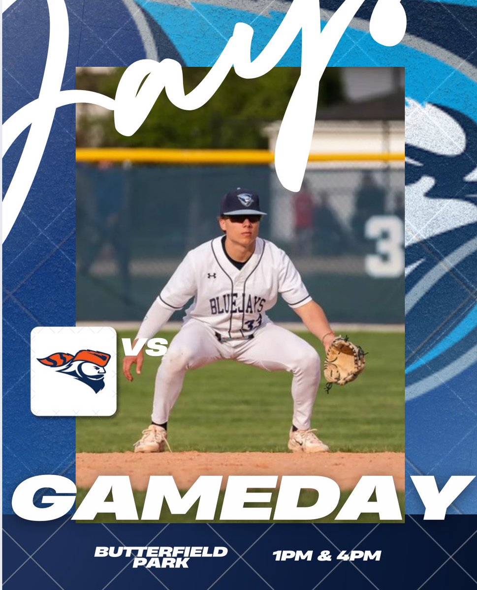 Elmhurst University Baseball (@elmhurstu_bsb) on Twitter photo Your Bluejays take on Carroll for a doubleheader today! Come on out for a beautiful sun filled afternoon of Bluejay Baseball with first pitch at 1pm!
#flyjaysfly Your Bluejays take on Carroll for a doubleheader today! Come on out for a beautiful sun filled afternoon of Bluejay Baseball with first pitch at 1pm!
#flyjaysfly