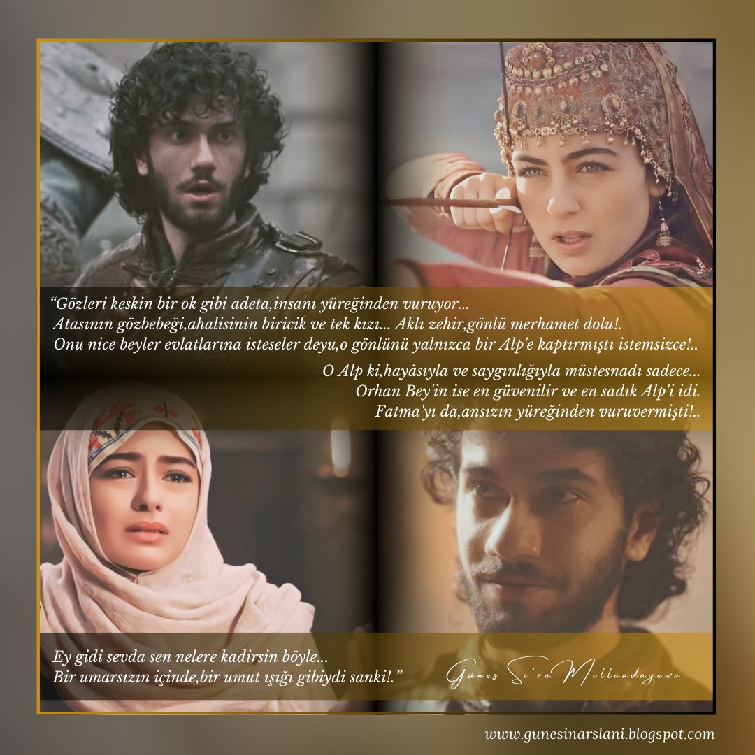 mollagunessira's tweet photo. Bir Sevda Oku!.
Saygılarımla vesselam!. Güneş Şi'ra Mollaadayewa!. 🙏🏹💞🕊️🤫✍
#OrNil #AlFat #gunessira #emiralialp #leyakırşan #sidartublek
#fatmahatun #kurulusosman #gunesinsozleri #gunesinarslani https://t.co/nWKfpxp2NB