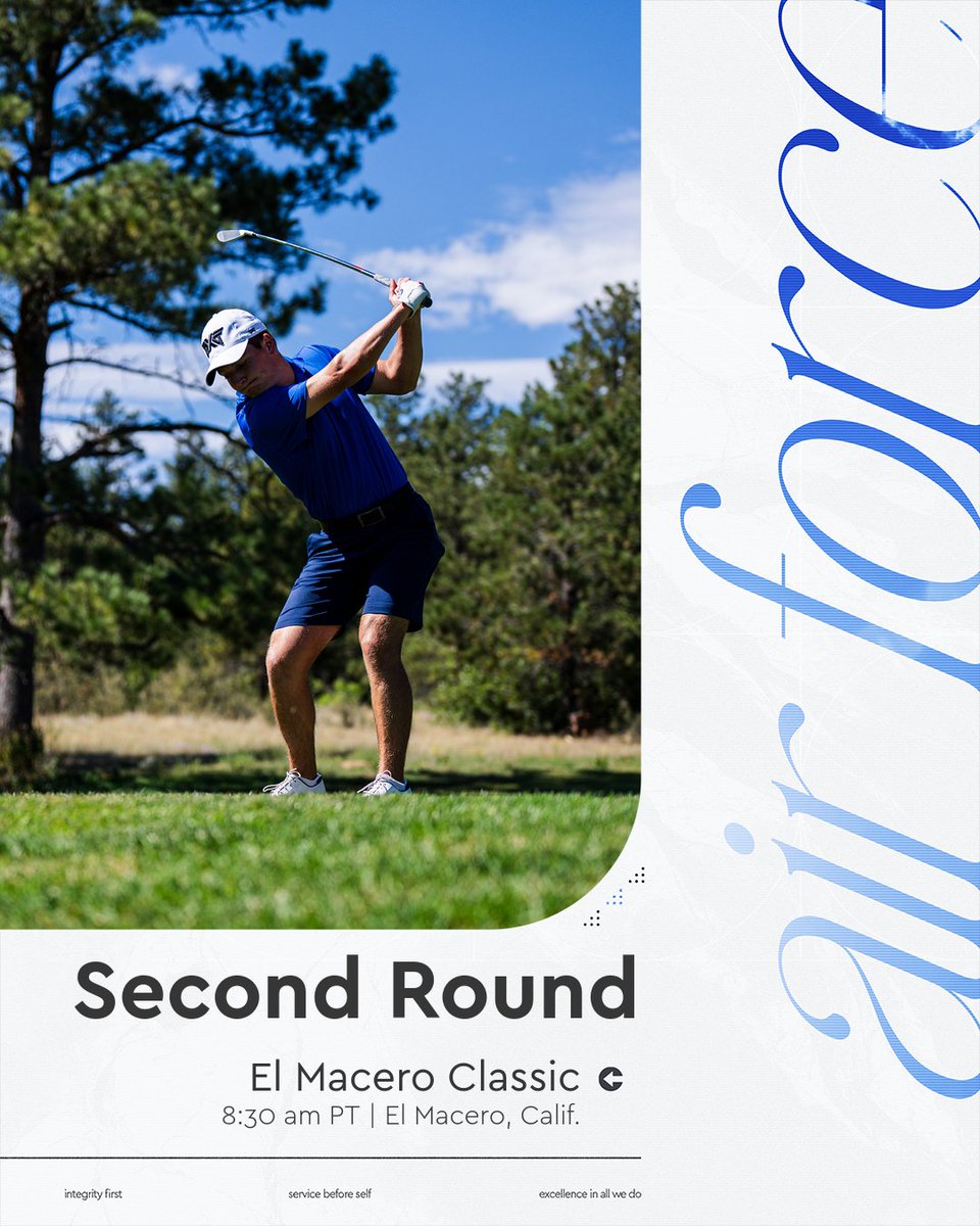 The Falcons, in 10th place, are going off of No. 10 starting at 8:30 am PT.
Live Scoring: tinyurl.com/496pa2vr