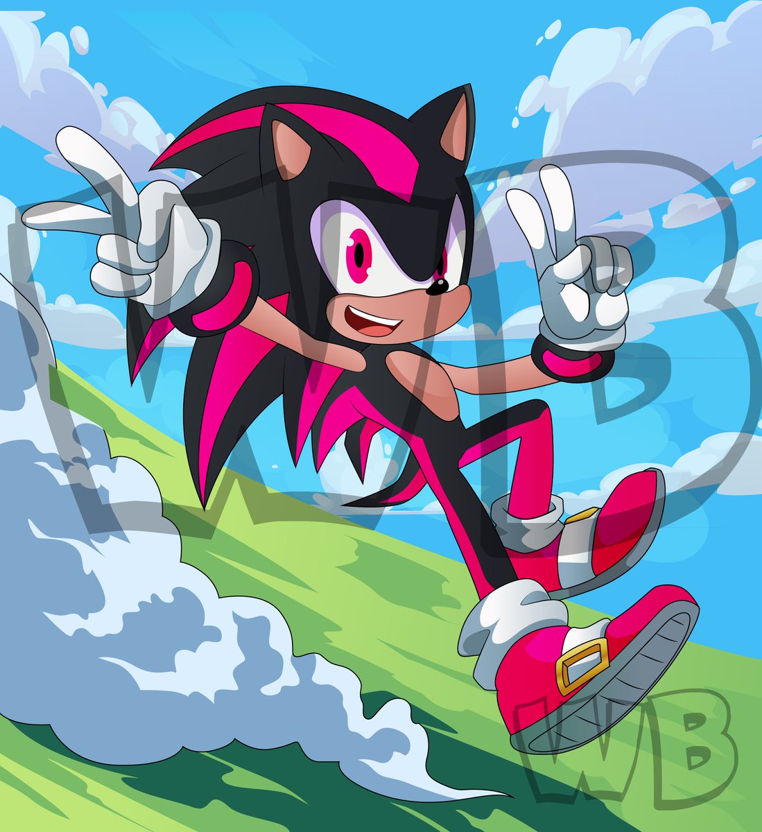 I am so happy to work for amazing client <a href="/majinstony/">🌸</a>  
 Thanks for liking my work and giving me a chance to work for him. I am waiting to work for him in future. .
I made an amazing OC of sonic  for him.. 
#twitch  #twitchstreamer  #gfx #vtuber #Vtuber #SONIC