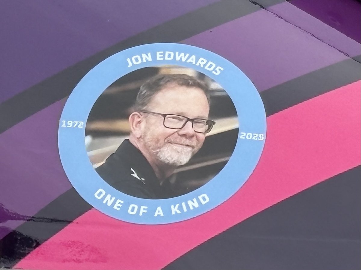 #NASCAR … Jon Edwards decal on cars this weekend at Bristol.
