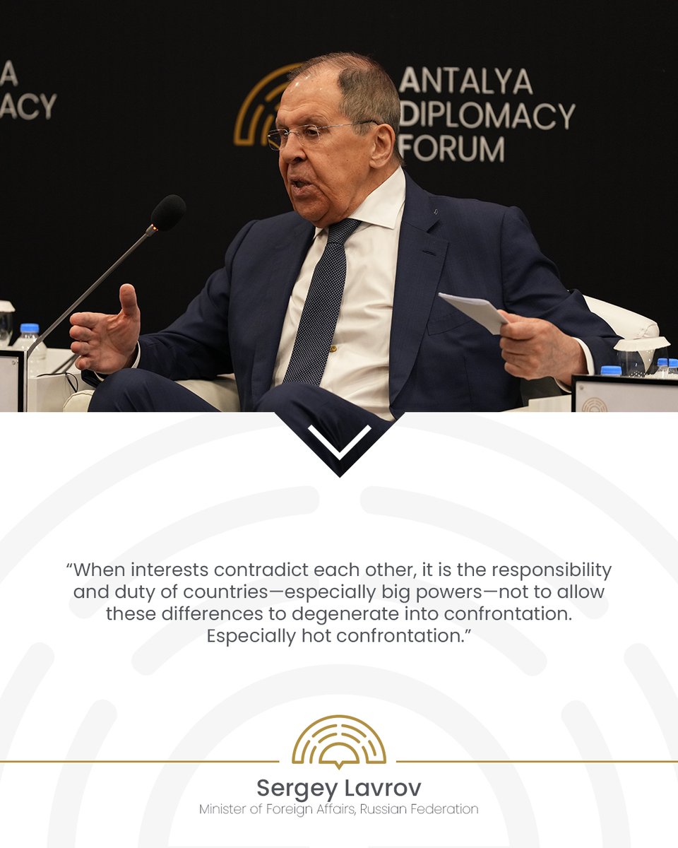 Sergey Lavrov - Minister of Foreign Affairs, Russian Federation, spoke at the #ADFTalks.

#ADF2025
#MEET4DIPLOMACY