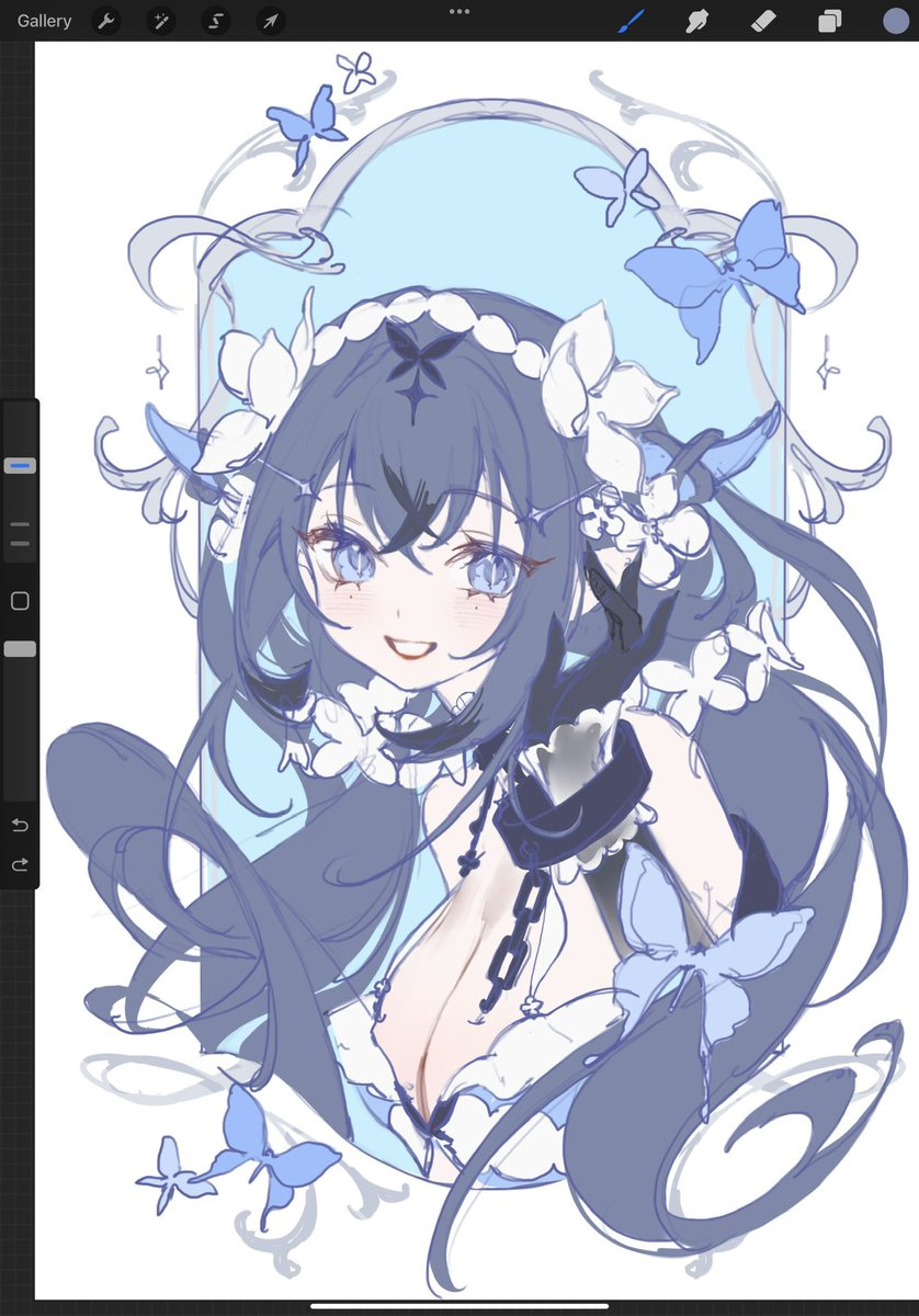 UNNrr_'s tweet image. Commission wip 🦋